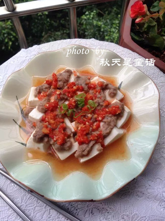 肉末蒸豆腐